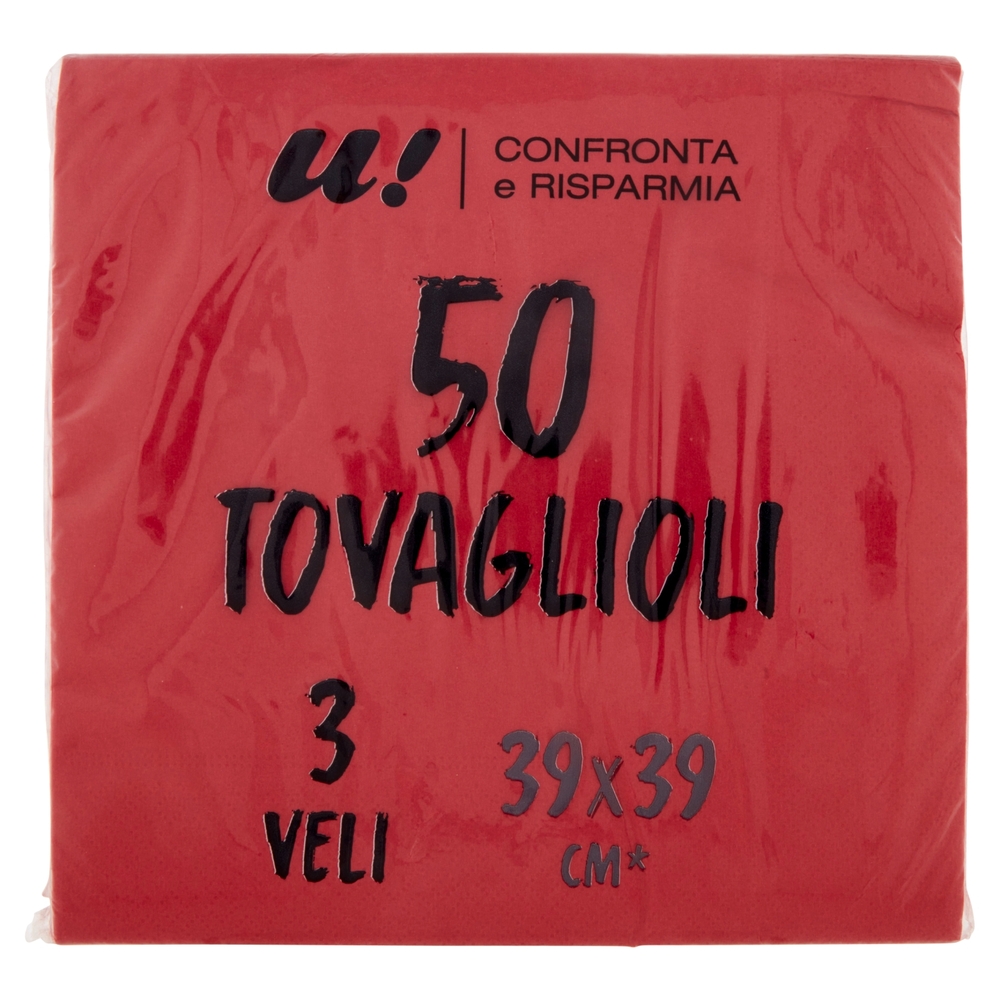 50 Tovaglioli 3 Veli U! Confronta e Risparmia